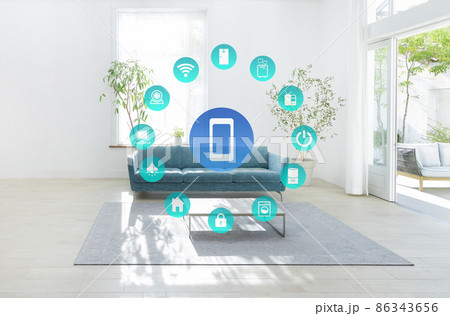 IOTイメージ　Internet of Things 86343656