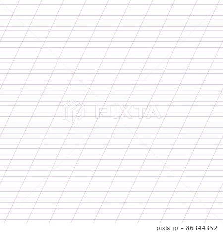 Graph paper. Printable lined grid paper with color horisontal, diagonal lines. Geometric pattern for school, oblique notebook. Realistic lined paper blank. Exercise page for calligraphy Graph paper. Printable lined grid paper with color horisontal, diagonal lines. Geometric pattern for school, oblique notebook. Realistic lined paper blank. Exercise page for calligraphy 86344352