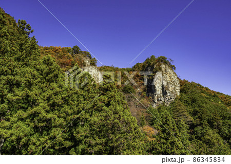 黒瀧山不動寺の裏山　群馬県南牧村 86345834
