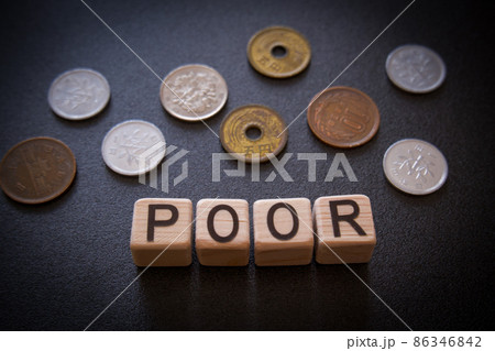 貧しいイメージPOOR 86346842