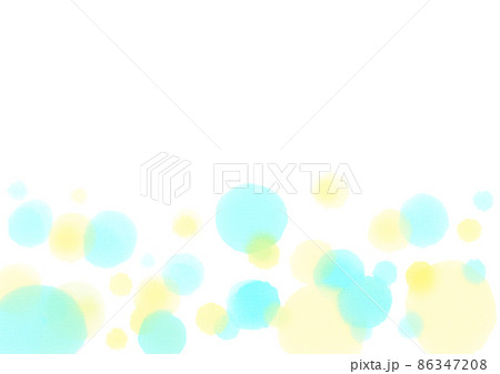 水彩のアナログ風ドット背景のイラスト素材