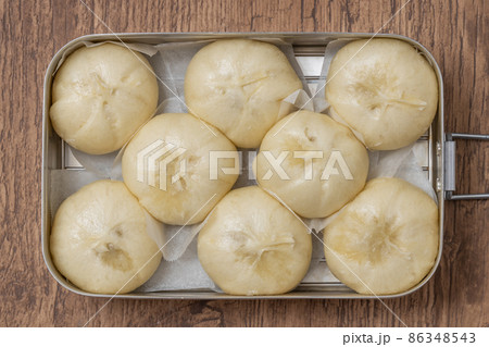 できたて小籠包 xiaolongbao Chinese steamed bun 86348543