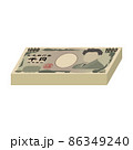 千円　札束　お札　お金　現金 86349240