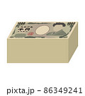 千円　札束　お札　お金　現金 86349241