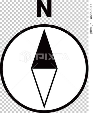 Simple orientation mark icon illustration no.01 86350047