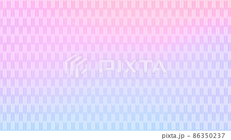 矢絣模様のカラーグラデーション　背景デザイン 86350237