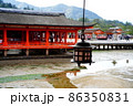 厳島神社　廻廊の釣燈籠 86350831