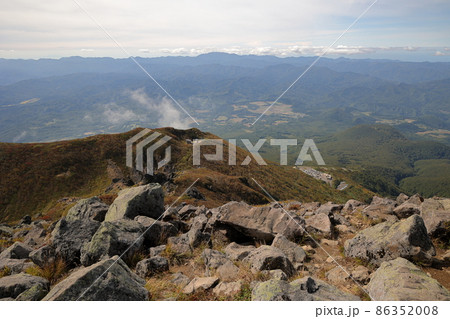 秋の岩木山山頂からの眺望(青森県) 秋の岩木山山頂からの眺望(青森県) 86352008