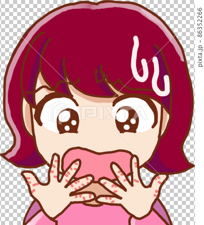 A woman whose hands are rough A woman whose hands are rough 86352266