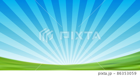 空　新緑　風景　背景 86353059