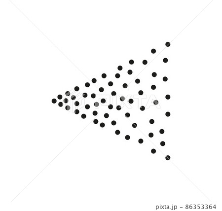 Spray steam icon for water, perfume, paint or deodorant. Scatter gas or aerosol haze. Spray symbol. Steam nozzle flows. Vector illustration isolated on white background 86353364