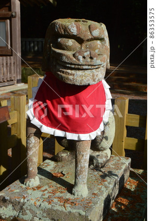 狛犬像(吽形像)（大麻比古神社／徳島県鳴門市大麻町板東字広塚13） 86353575