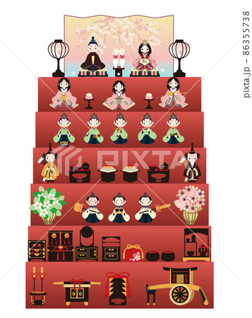 ひな人形七段飾り 86355738