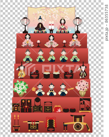 ひな人形七段飾り 86355738