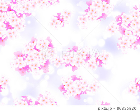 夜桜風、シームレス壁紙 86355820