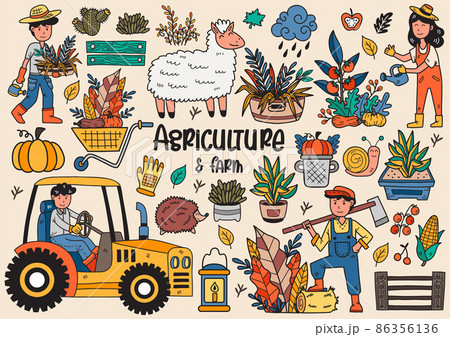 farming vector illustration Vector for banner 86356136