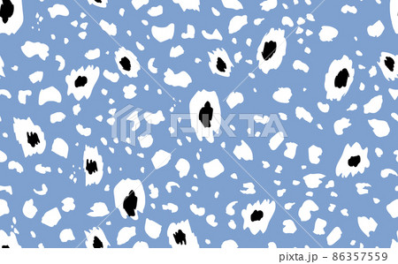 Abstract modern leopard seamless pattern. Animals trendy background. Blue and black decorative vector stock illustration for print, card, postcard, fabric, textile. Modern ornament of stylized skin Abstract modern leopard seamless pattern. Animals trendy background. Blue and black decorative vector stock illustration for print, card, postcard, fabric, textile. Modern ornament of stylized skin 86357559