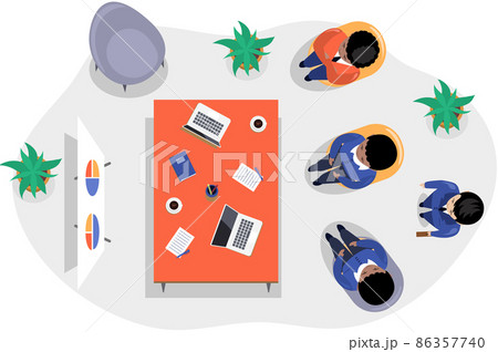Business office connection working concept. Businessmen communicating talking about project Business office connection working concept. Businessmen communicating talking about project 86357740
