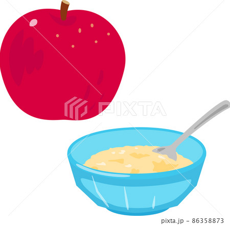 摺り下ろしたリンゴ 86358873