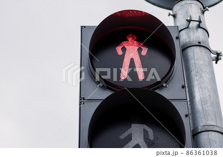 red stop signal red stop signal 86361038