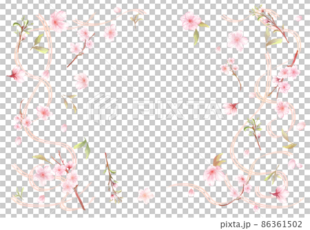 桜 リボン 桜 リボン 86361502