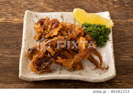 ヤリイカの唐揚げ ヤリイカの唐揚げ 86362252