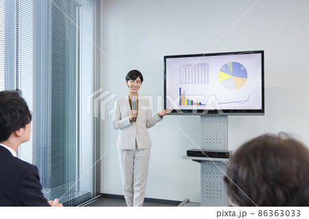 セミナー講師 ビジネスシーン セミナー講師 ビジネスシーン 86363033