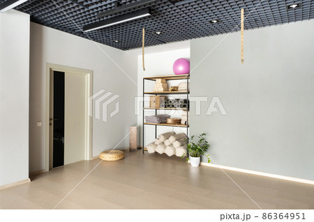 Gym for fitness classes. Yoga Room 86364951