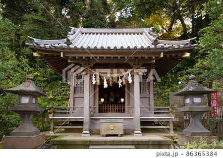 神奈川県藤沢市江の島 八坂神社 神奈川県藤沢市江の島 八坂神社 86365384