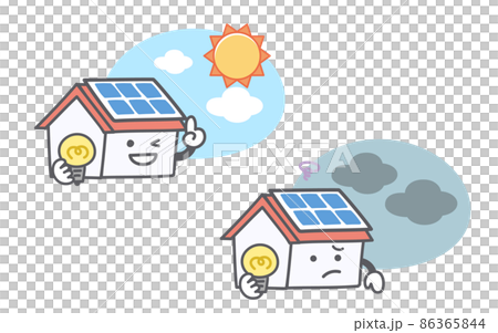 關於太陽能發電的面部表情 86365844