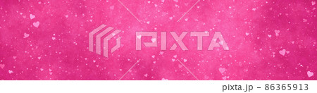 wide modern pink hearts background banner 86365913