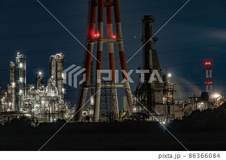 工場夜景 工場夜景 86366084