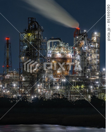 工場夜景 工場夜景 86366090