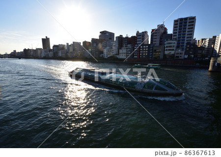 2021年、東京都　隅田川の風景 86367613