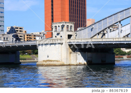 2021年、東京都　隅田川の風景 86367619
