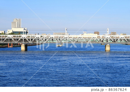2021年、東京都　隅田川の風景 86367624