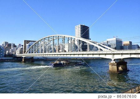 2021年、東京都　隅田川の風景 86367630