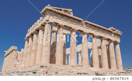 Parthenon temple on Athens Acropolis 86367814