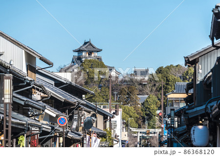 《愛知県》犬山市　犬山城　犬山城下町 86368120