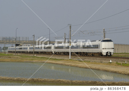北陸本線　加賀笠間－美川　JR西日本　683系　S26＋S25＋S02編成（金沢）　しらさぎ 86368478