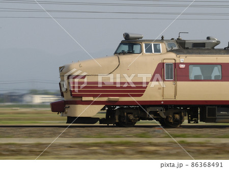 北陸本線 加賀笠間-美川 JR西日本 489系 H01編成 クハ489-2(金沢) 臨時 北陸本線 加賀笠間-美川 JR西日本 489系 H01編成 クハ489-2(金沢) 臨時 86368491