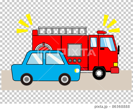 消防車 ベクターイラスト 消防車 ベクターイラスト 86368888