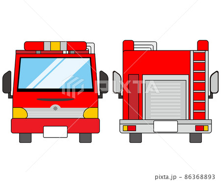 消防車　ベクターイラスト 86368893