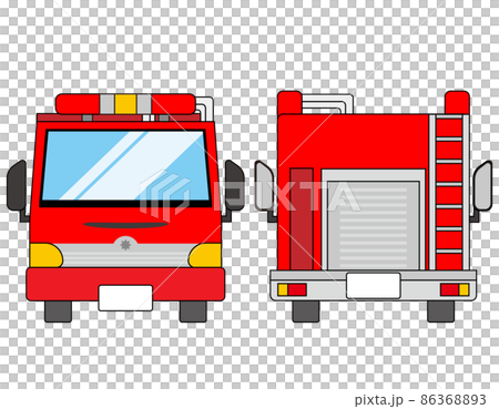 消防車　ベクターイラスト 86368893