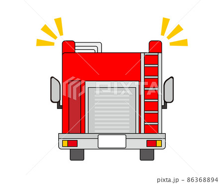 消防車 ベクターイラスト 消防車 ベクターイラスト 86368894