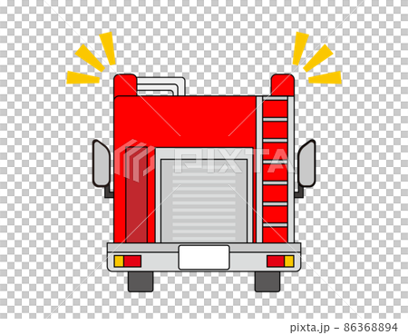 消防車 ベクターイラスト 消防車 ベクターイラスト 86368894