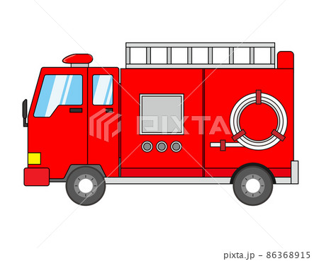 消防車　ベクターイラスト 86368915