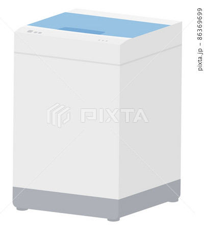 洗濯機のイラスト_縦型_立体 洗濯機のイラスト_縦型_立体 86369699
