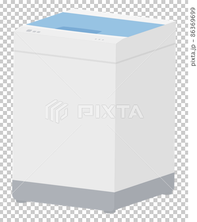 洗濯機のイラスト_縦型_立体 洗濯機のイラスト_縦型_立体 86369699