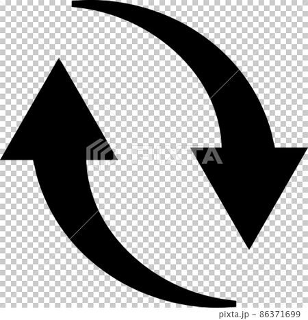 Arrow-Recycle Upward Downward Set Up Down Black Eco 86371699